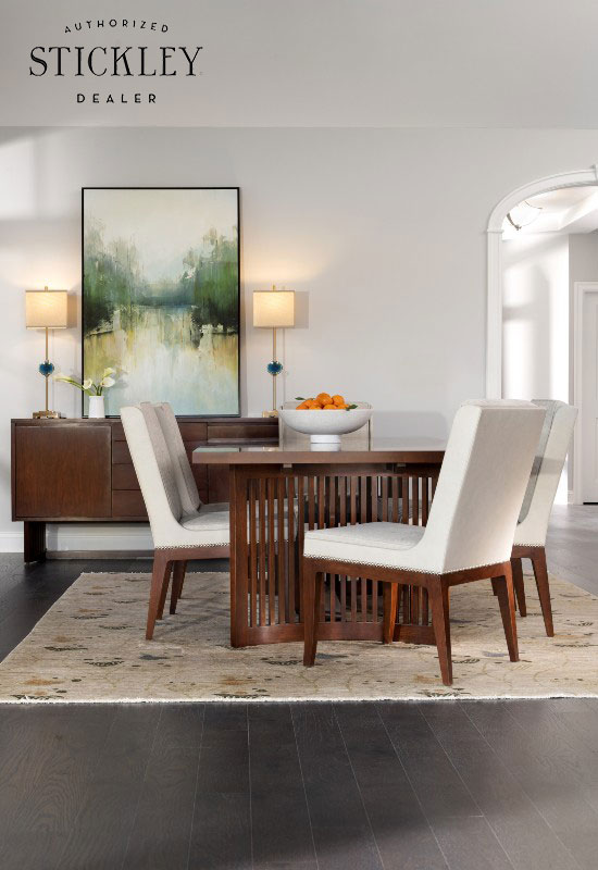 Dining Room Furniture by Stickley at Studio J in Central Ohio